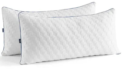 Productafbeelding van Set van 2 Ergonomische Traagschuim Hoofdkussens 40 x 80 cm voor Zijslapers