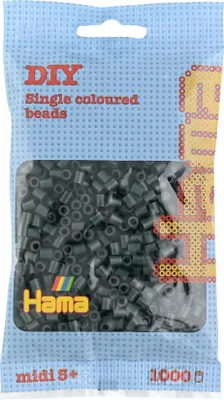 Produktbild von Hama Beads 207-28, Bastelset für Kinder, 5 Jahr(e), PVC, Grün, 1000 Stück(e)