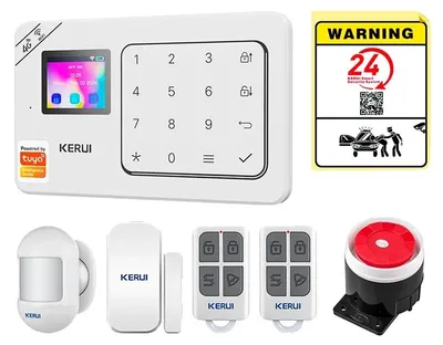 Immagine prodotto di Sistema di allarme, connettività wireless 4G, integrazione intelligente con l'app, kit di allarme 1, spina di tipo EU