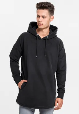 Urban Classics Felpa Con Cappuccio Uomo | Tre Colori A Contrasto | Misto Cotone Con Tasca A Marsupio E Cappuccio Regolabile