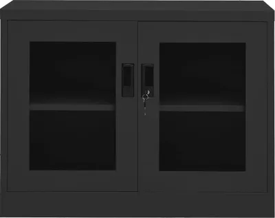 Obrázok produktu pre vidaXL Kancelárska skriňa Antracit 90x40x70 cm Oceľ
