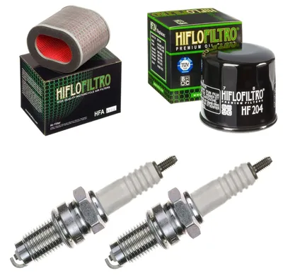 Image de Kit d'entretien pour Honda NT 700 V Deauville 2006-2013 : filtre et bougies d'allumage de pamoto - Neuf