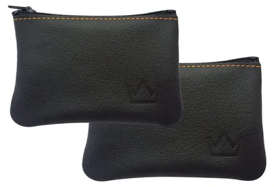 Zdjęcie produktu dla Etui na klucze - Skóra naturalna - Czarny - 10,5 x 7 x 1 cm