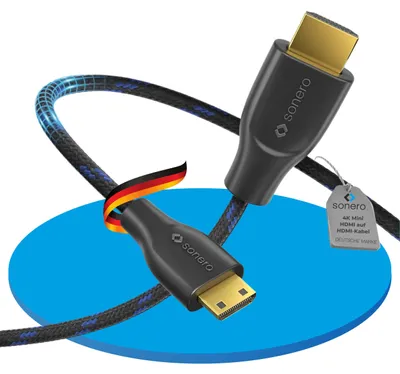 Obrázek produktu pro sonero X-PHC021-030, 3 m, HDMI Typ A (standardní), HDMI Type C (Mini), 18 Gbit/s, Černá