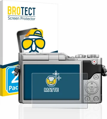 Produktbild von 2x BROTECT Schutzfolie für Panasonic Lumix DC-GX880 Displayschutz Displayschutzfolie Folie Matt Entspiegelungsfolie