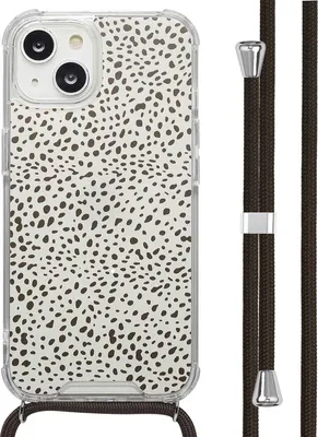 Produktbild von imoshion Design Hülle mit Band iPhone 14 - Desert Dots