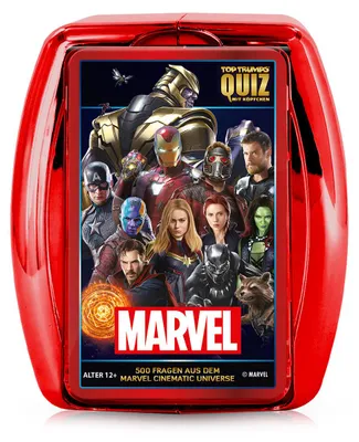 Image de Top Trumps Quiz Marvel Cinematic Universe Jeu de devinettes Jeu de connaissances Jeu de société