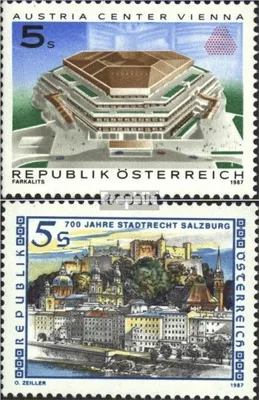 Produktbild von Briefmarken Österreich 1987 Mi 1878,1879 (kompl.Ausg.) gestempelt Sondermarken