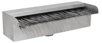Imagen del producto de Fuente de cascada, acero inoxidable, fácil de limpiar, color plateado