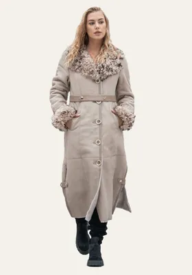 Produktbild von Lammfellmantel Florence Beige - Größe: XL
