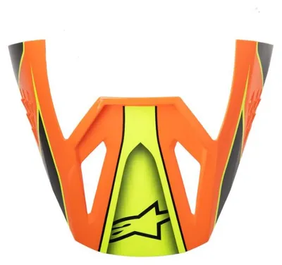 Produktbild von Alpinestars Visier Sm3 Fray Schwarz/Orange/Yl Größe: OS