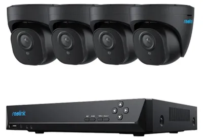 Zdjęcie produktu dla System monitoringu – 8-kanałowy rejestrator NVR – 4 kamery IP o rozdzielczości 5MP – Inteligentna detekcja ruchu – PoE