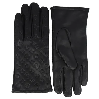 Produktbild von GUESS Damen Handschuhe aus weichem, wärmendem Leder Schwarz 23.5x9.5x0.5cm