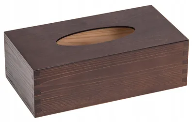 Produktbild von Bartu Holz Tissue-Box Dekorative Dunkelbraun