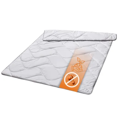 Zdjęcie produktu dla Kołdra antybakteryjna 155x220 cm, pikowana, 100% delikatnej mikrofibry, nadająca się do prania, sleepling Silverplus