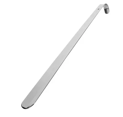 Produktbild von 52cm Schuhlöffel aus Edelstahl | Schuhanzieher | Schuhanziehhilfe aus Metall | Stabile Ausführung | Metallschuhlöffel mit Lochung zum Aufhängen