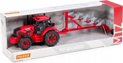 Obrázek produktu pro Polesie 91338 BELARUS traktor s pluhem