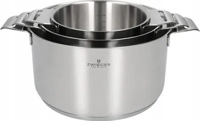 Zdjęcie produktu dla ZWIEGER Visionary, Zestaw do gotowania, Stal nierdzewna, Przezroczysty, Stal nierdzewna, Stal nierdzewna, Stal nierdzewna, Szkło