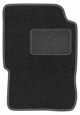 Productafbeelding van Velours bestuurdersmat voor Isuzu Trooper II 1992-2002 (SUV) – grafiet, op maat – Wielganizator LUX
