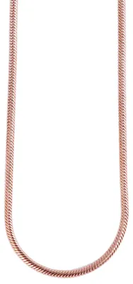 Produktbild von Edelstahl Schlangenkette goldfarbig 50 cm lang 3 mm stark mit Verlängerungskette