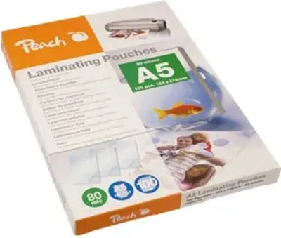 Immagine prodotto di Peach PP580-03 Laminierfolien A5 80 mic glänzend 100Stk.