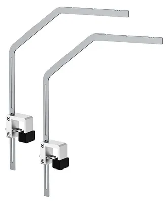 Aquarium-Lampenbügel, Aluminium, für Glas bis 33 mm