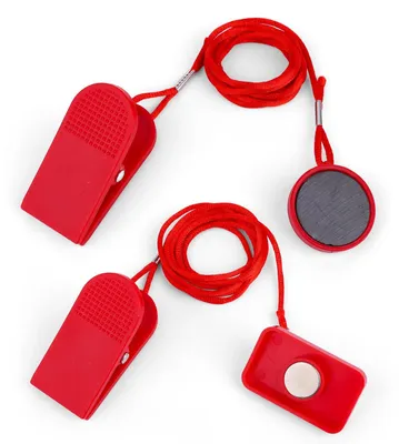 Produktbild von 2 Stück Magnetische Sicherheitsschlüssel für Laufbänder, Magnetischer Sicherheitsschalter