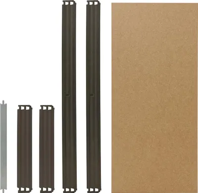 Produktbild von shelfplaza PRO 23x45 cm Fachboden-Set in grau für PRO Schwerlastregale
