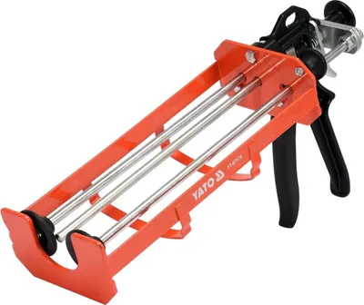 Produktbild von Yato YT-67574, Patronenkartuschenpresse, Schwarz, Orange, Silber, Stahl, Aluminium, 800 ml, 1 Stück(e)