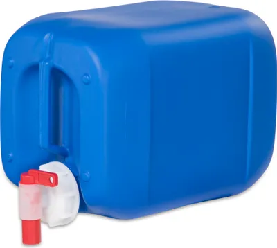 Produktbild von 5 Liter 5 L Kanister Wasserkanister Campingkanister Farbe blau DIN51 + Hahn (5knb51 + H.51)