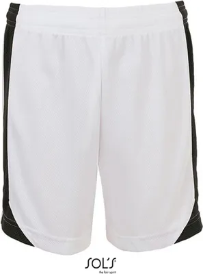 Immagine prodotto di SOLs Teamsport 01718 | Olimpico Contrast Short - Colore: Bianco/Nero - Taglia: L