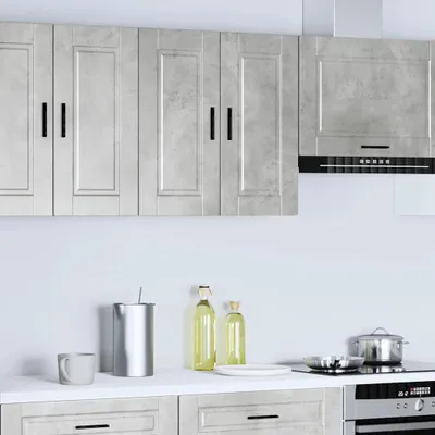 Produktbild von vidaXL Küchen-Hängeschrank Porto Betongrau Holzwerkstoff