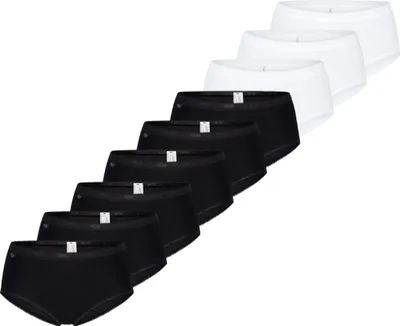 Produktbild von sloggi 9er Pack Basic+ Midi Slip Perfekter Sitz, Mit feinen Details, Angenehm auf der Haut schwarz meliert 50