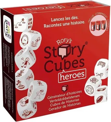 Produktbild von Asmodee Story Cubes Heroes Brettspiel Mehrfarbig Kinder Mehrfarbig One Size