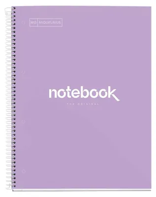 Imagen del producto de MIQUELRIUS MR46055. Bloc de notas "EMOCIONES" de MIQUELRIUS, formato DIN A4, color lavanda