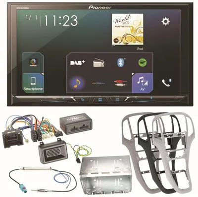 Produktbild von Pioneer SPH-DA230DAB Bluetooth Carplay Android Auto USB Einbauset für Opel Astra J