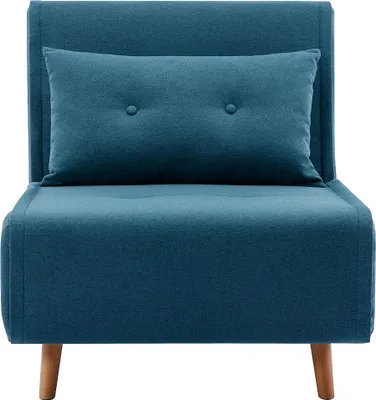 Produktbild von Gepolsterter Sessel blau URIBIA