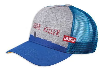 Produktbild von Coastal Trucker Cap HFT Killer Dude Heather Grey/Petrol/Blue