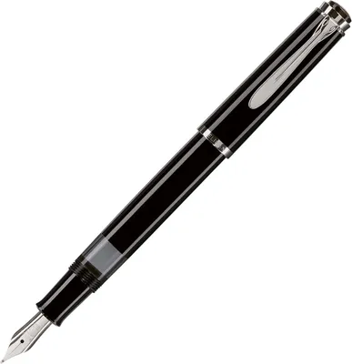 Produktbild von Pelikan Füllhalter Classic 205, Schwarz, Feder EF (extra-fein), hochwertiger Kolbenfüller im Geschenk-Etu, 976423i