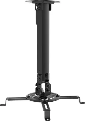 Produktbild von InLine Basic Beamer Deckenhalterung, 38-58cm, max. 13,5kg, Zimmerdecke, 13,5 kg, Schwarz, Manuell, 350 - 580 mm, -15 - 15°