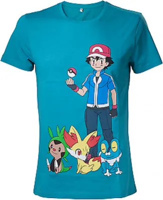 Produktbild von Pokémon T-Shirt -L- Ash und Pokémon