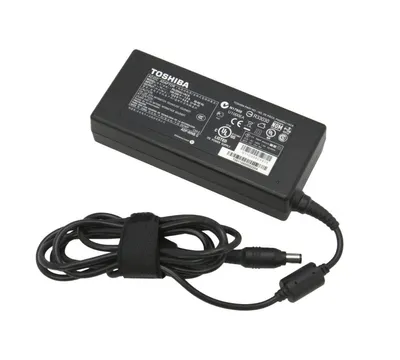 Produktbild von 90 Watt Original Toshiba Portégé - Portege - Tecra - Satellite - Qosmio Netzteil mit runden dicken Stecker (6,3 mm)