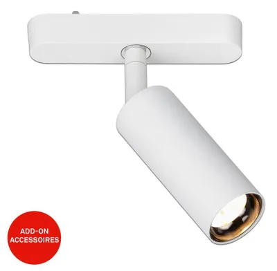Image de Briloner Luxtrail Système de rails, Blanc chaud, Orientable, Accessoires, Blanc, 13 x Ø4 x 15,5 cm