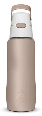 Zdjęcie produktu dla Butelka Filtrująca Dafi SOLID SiliconeFit 700 ml Cappuccino z Filtrem