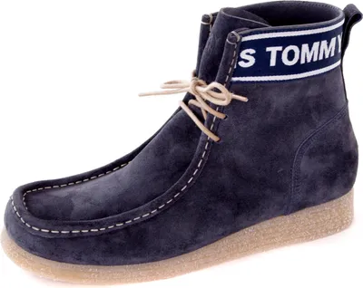 Produktbild von Tommy Hilfiger Herren Boot Stiefeletten Schnürstiefeletten Blau #5