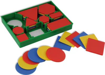 Produktbild von TimeTEX Geometrie-Flächensatz in Box, 60-tlg.