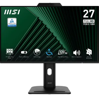 Produktbild von MSI PRO MP272PMG Computerbildschirm 68 6 cm (27 ) 1920 x 1080 Pixel Full HD LCD Schwarz