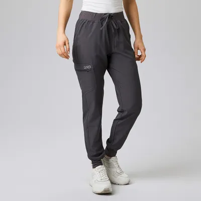 Produktbild von Damen Schlupfhose Sportsline , graphit, XL : XL : graphit : 94% Recycling-Polyester 6% Elasthan