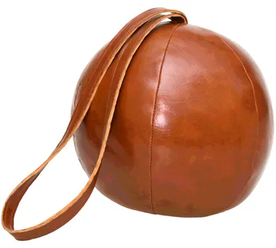 Produktbild von Esschert Design Turstopper aus Leder - 16 cm - 1200 Gramm - Braun