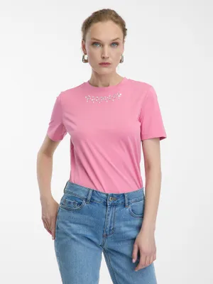 Produktbild von Orsay Rosa Damen-T-Shirt mit Applikation XS